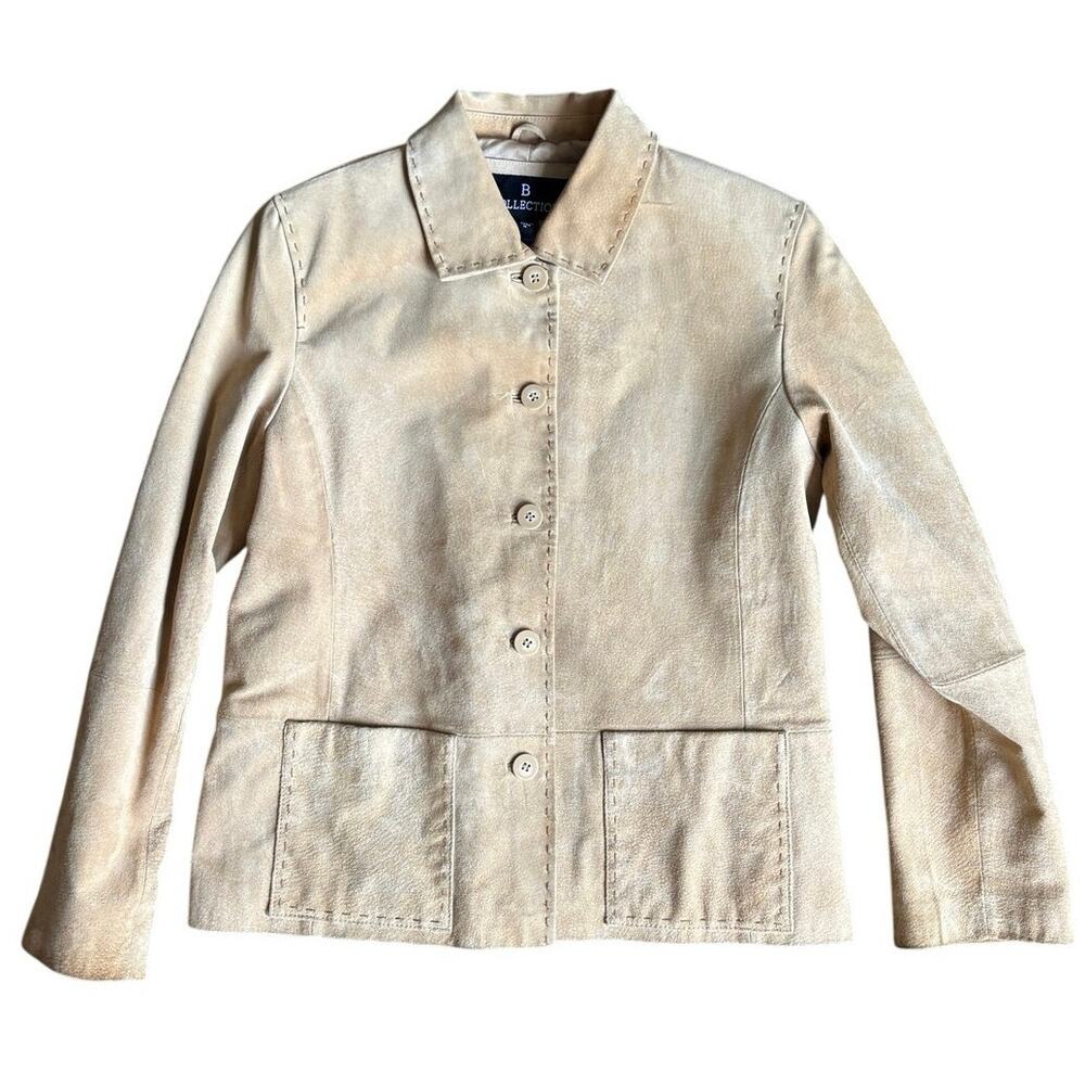 Tan Suede Leather Jacket